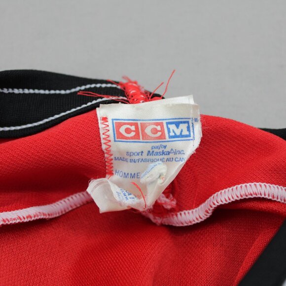 Chicago Blackhawks Jersey (VTG) - 1980s Away by CCM - Men's Small - Picture 9 of 9